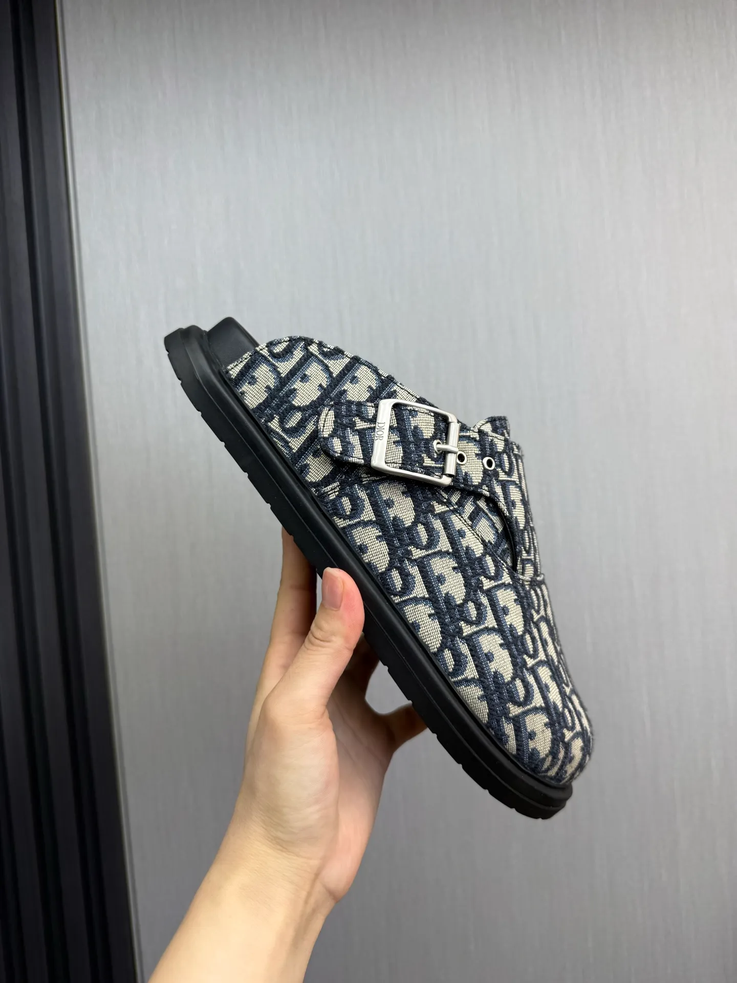 Men's shoes 💰560💰 Dior. Men's slippers 🩴Official website one to one production 38-45 sizes 45 46 🉑️Customized! Original embossed cowhide, sheepskin lining✅Original outsole⬆️